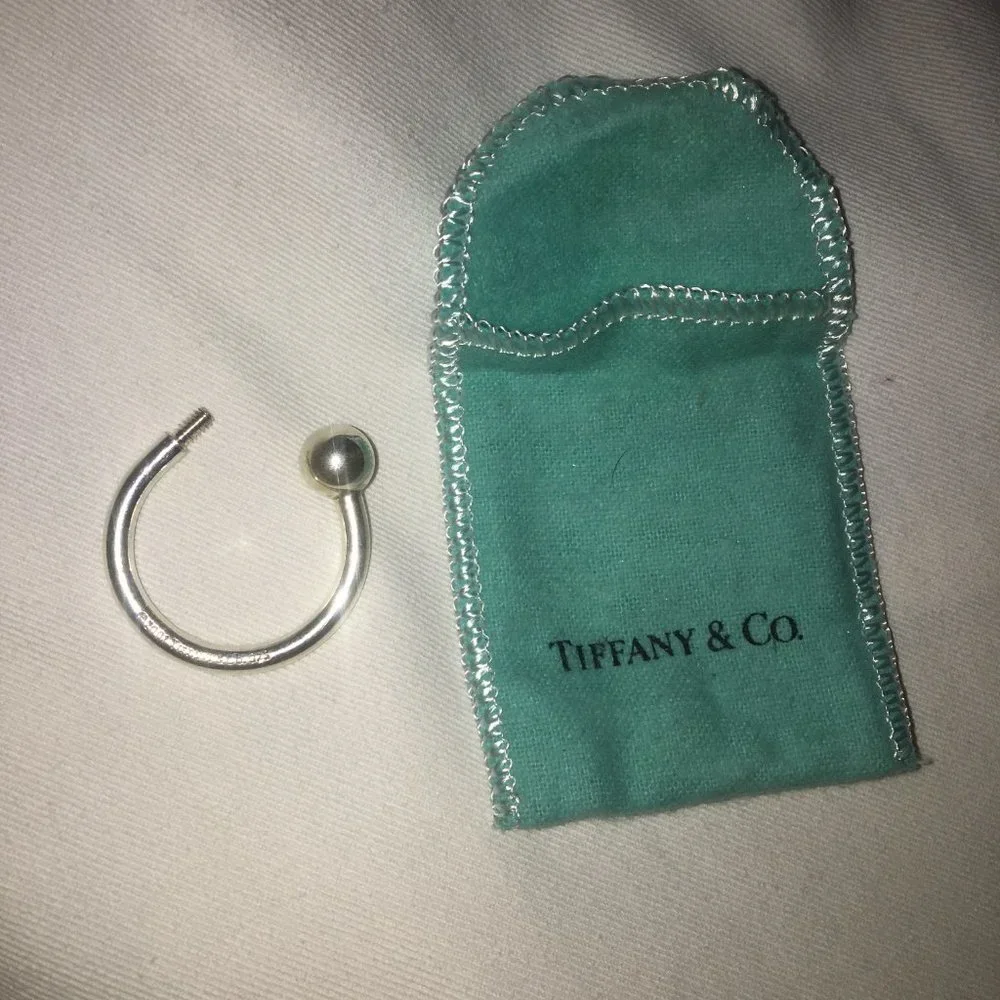 Tiffany & Co. authentic Key Ring Keyring from y2k era and pouch - Picture 5 of 6
